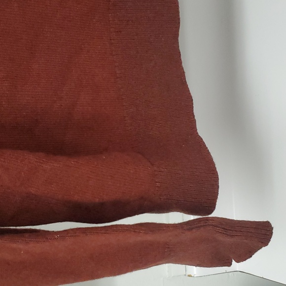 Banana Republic XL Flipucci Mens Swester Rust Color Fine Italian Yarn Wool Sim - Picture 12 of 13